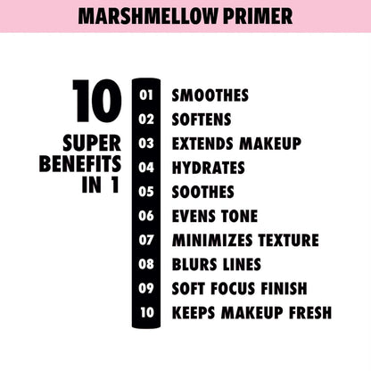 Marshmellow Smoothing Primer + Makeup Setting Spray, Matte Finish (2-Pack Bundle)