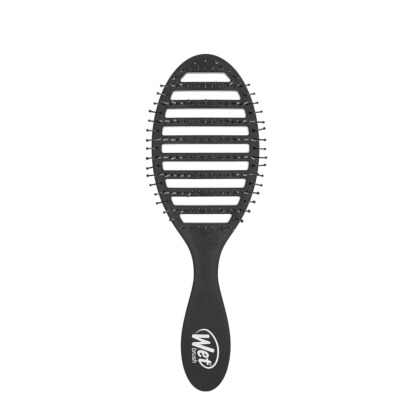 Speed Dry Hair Brush - Vented Design with Ultra Soft Heatflex Bristles, Ergonomic Handle for Tangle Management and Pain-Free Styling