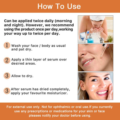 Premium 20% Vitamin C Serum for Face with Hyaluronic Acid, Retinol & Amino Acids - Boost Skin Collagen,Hydrate & Plump Skin, anti Aging & Wrinkle Facial Serum