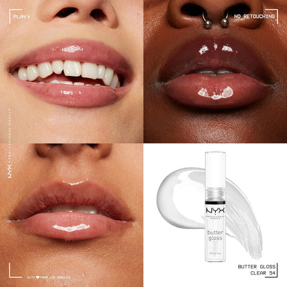 Non-Sticky Butter Gloss Lip Treatment - Sugar Glass (Clear)