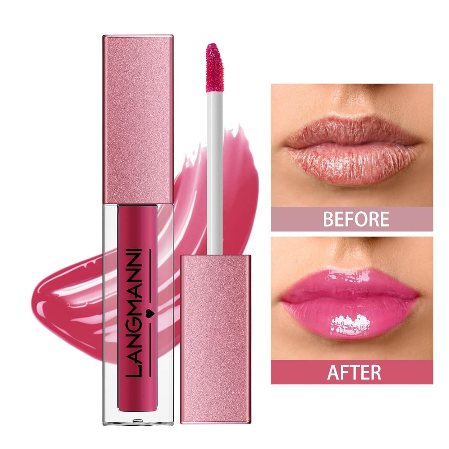 12Pcs Lip Gloss Collection Makeup Set, Shiny Smooth Soft Liquid Lip Glosses Lip Stain with Rich Varied Colors for Girls and Women Makeup (Glossy-A)