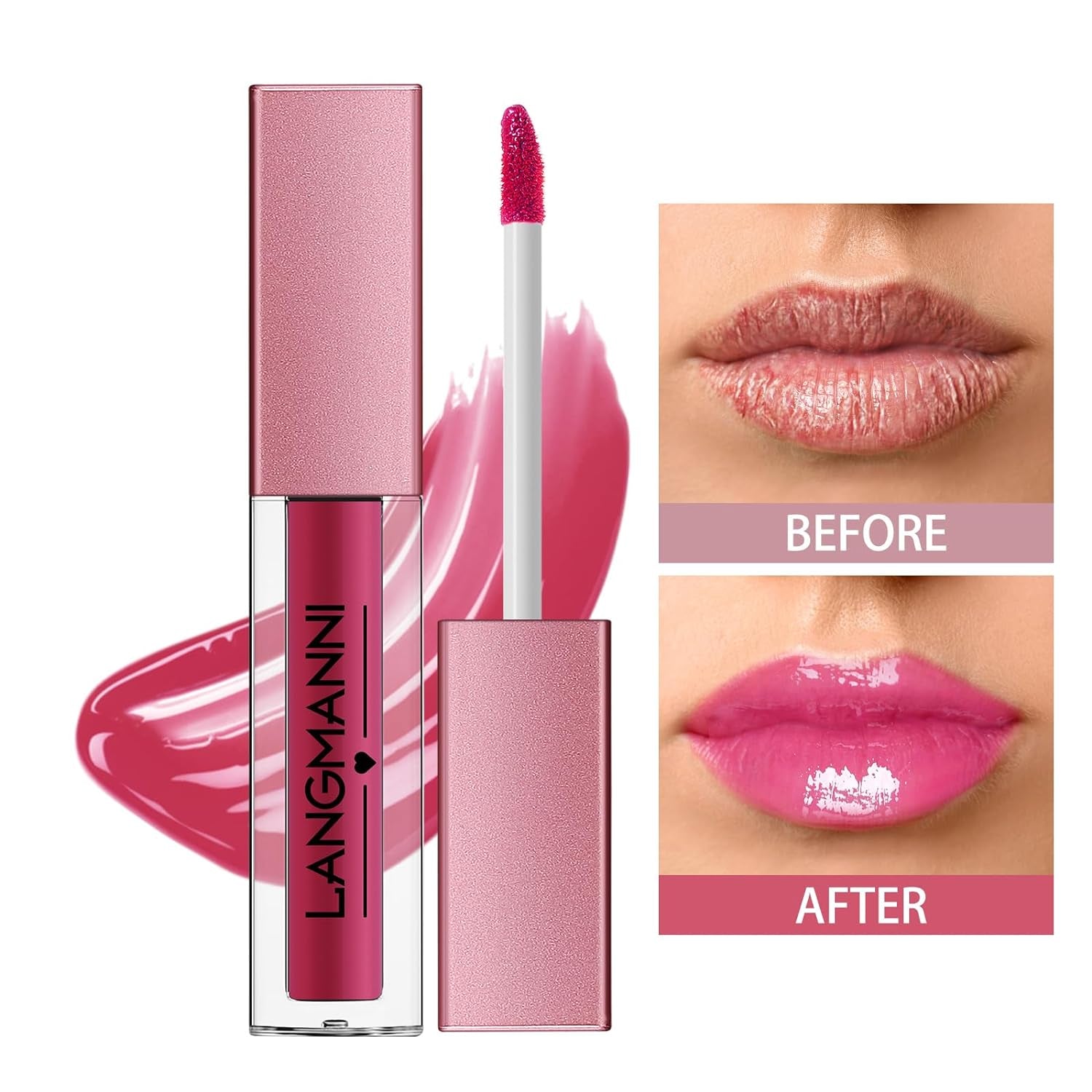 12Pcs Lip Gloss Collection Makeup Set, Shiny Smooth Soft Liquid Lip Glosses Lip Stain with Rich Varied Colors for Girls and Women Makeup (Glossy-A)