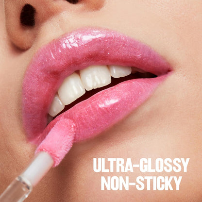 Super Lustrous Lip Gloss, Non-Sticky, Hydrating, High Shine Finish, 200 Crystal Clear, 0.13 Oz