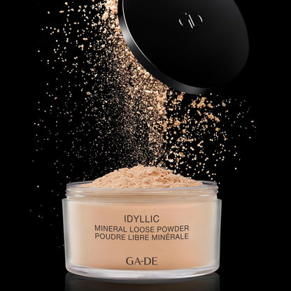 Idyllic Mineral Loose Powder - Lightweight Setting Powder Makeup - Provides Antioxidant Protection and Blurs Imperfections - 101 Dust - 0.88 Oz