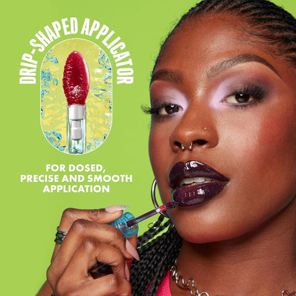 Hydra Honey Lip IV Hydrating Glossy Lip Stain - 12 Hour Moisture Retention (Brown)