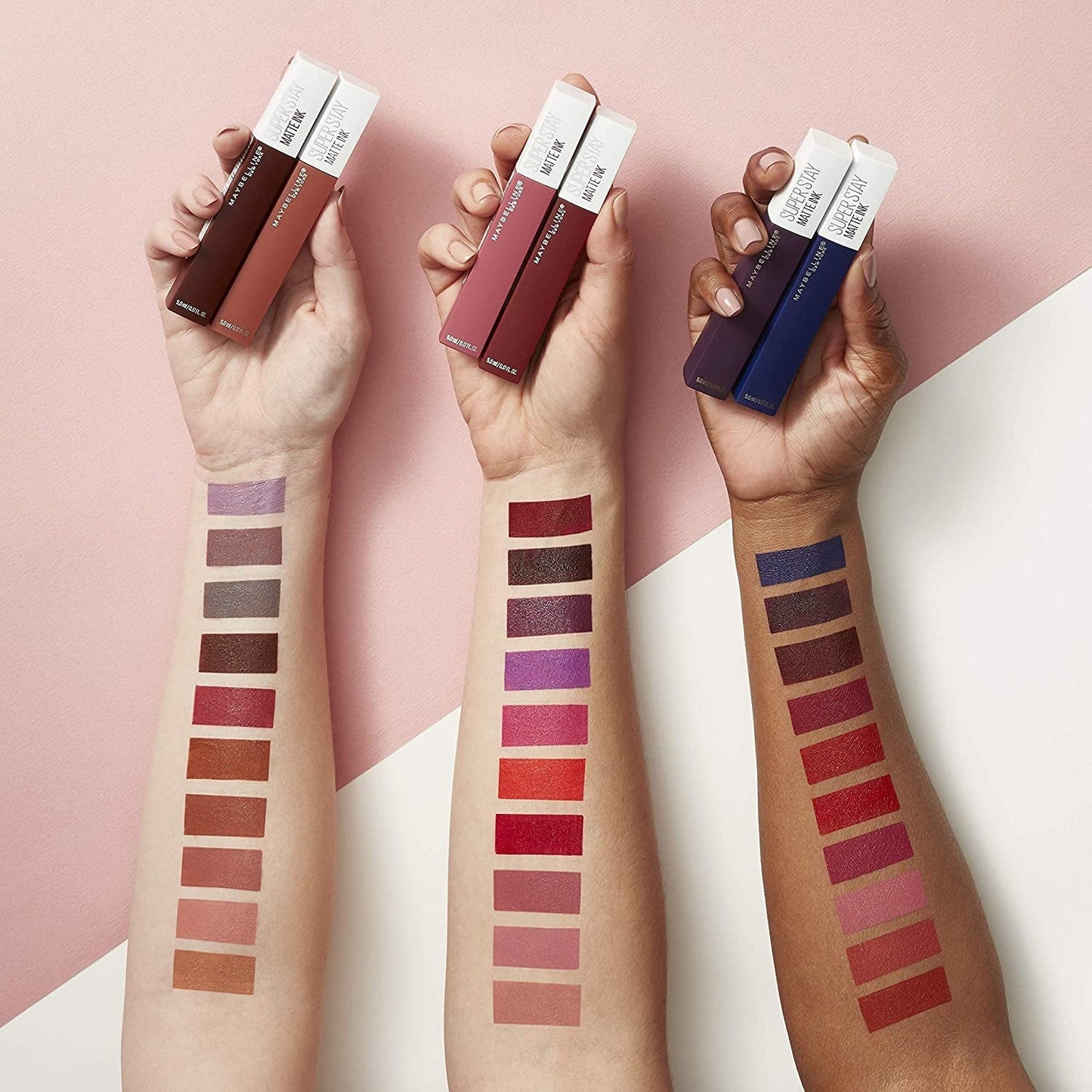 Super Stay Matte Ink Liquid Lipstick Makeup, Long Lasting High Impact Color, up to 16H Wear, Amazonian, Nude Brown, 1 Count, Packaging May Vary