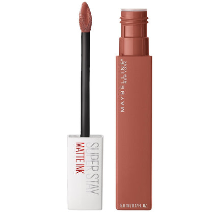 Super Stay Matte Ink Liquid Lipstick Makeup, Long Lasting High Impact Color, up to 16H Wear, Amazonian, Nude Brown, 1 Count, Packaging May Vary