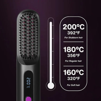 GoBrush Pro -  The Short Hair Specialist + FREE Heat Resistant Glove