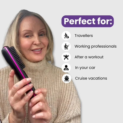 GoBrush Pro -  The Short Hair Specialist + FREE Heat Resistant Glove
